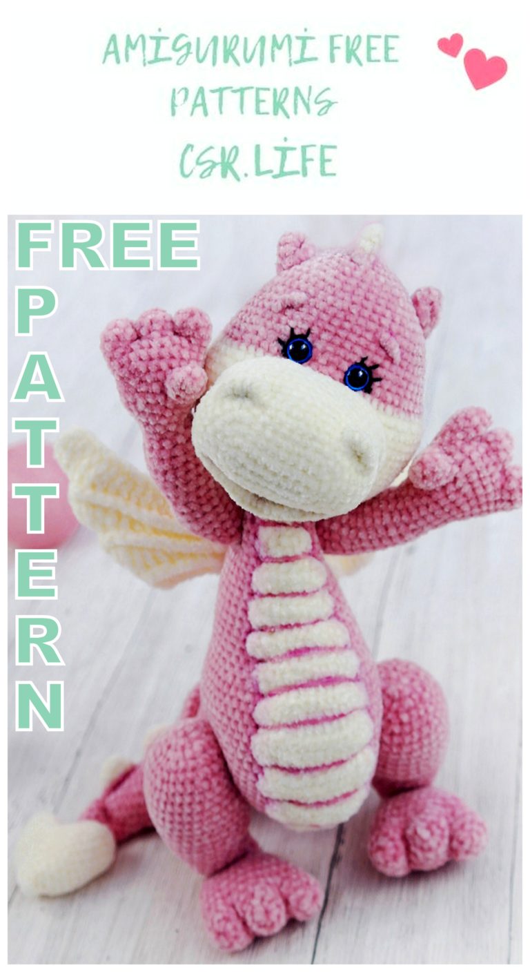 Amigurumi Little Dragon Free Crochet Pattern