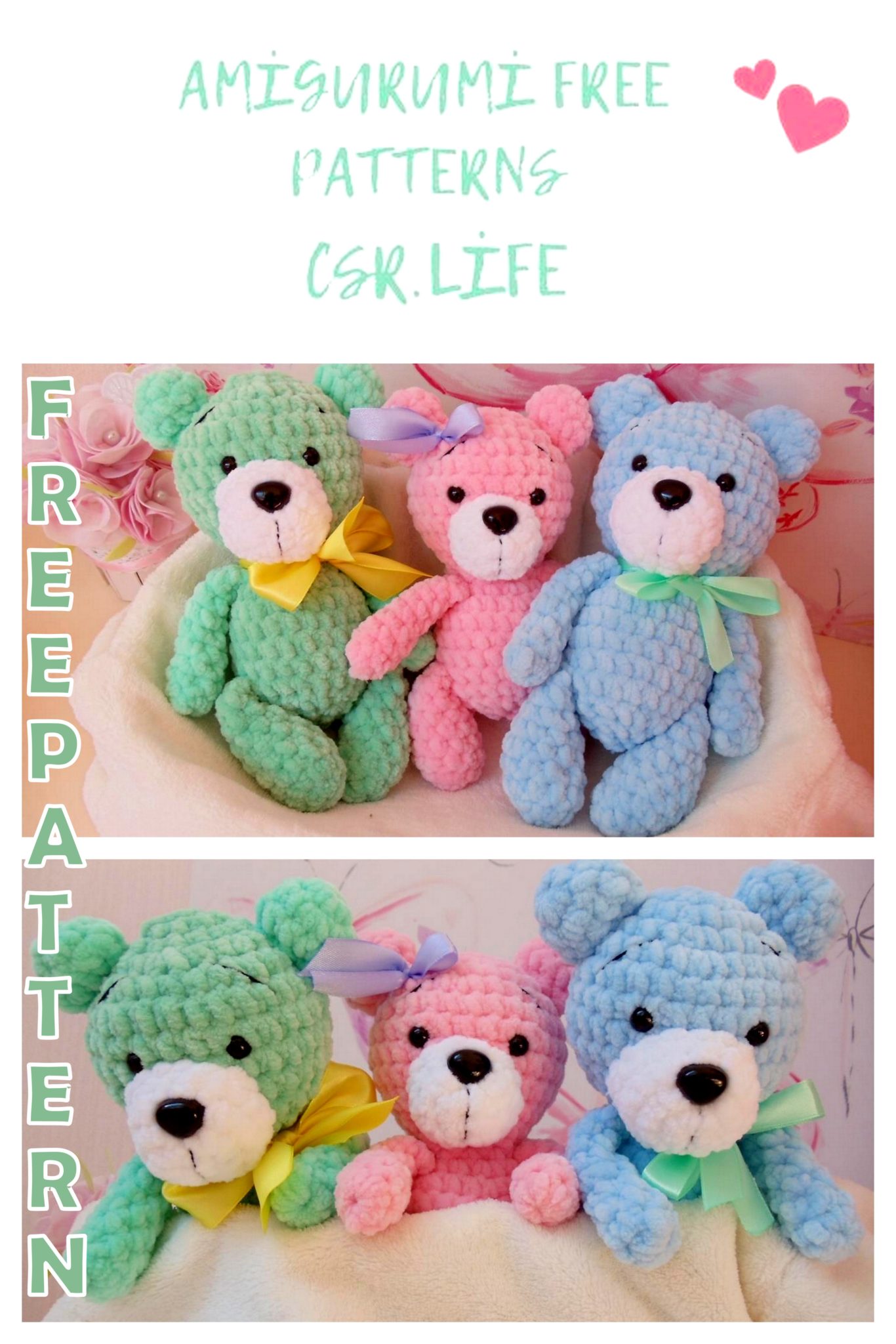 Amigurumi Little Cute Bear Free Crochet Pattern – Csr.life