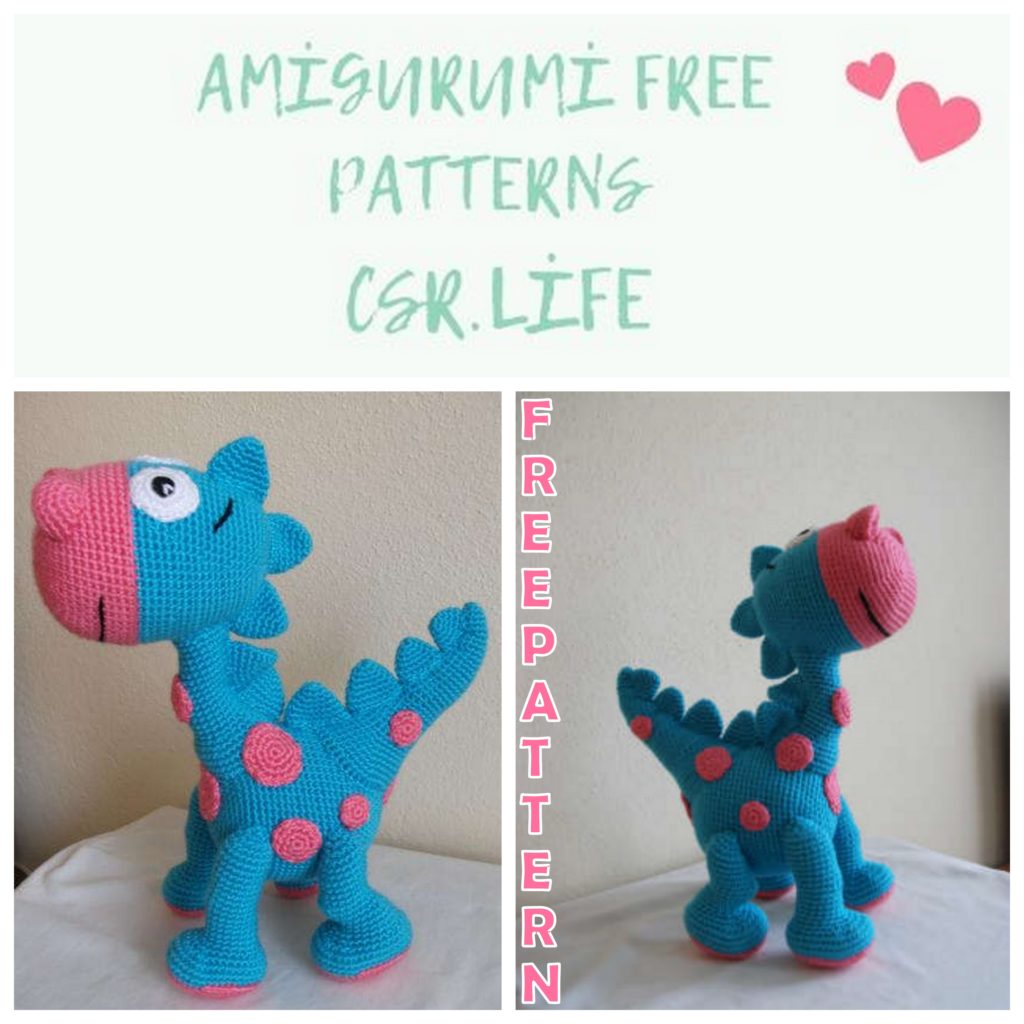 amigurumi dinasour