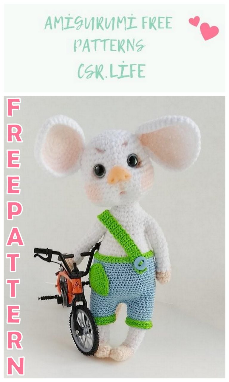 Amigurumi Little Cute Mouse Free Crochet Pattern