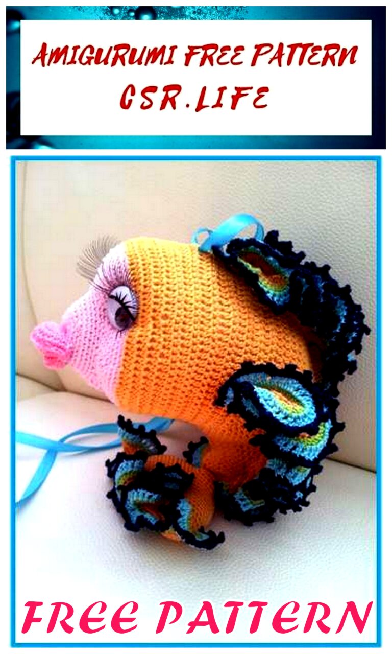 Gold Fish Amigurumi Free Crochet Pattern