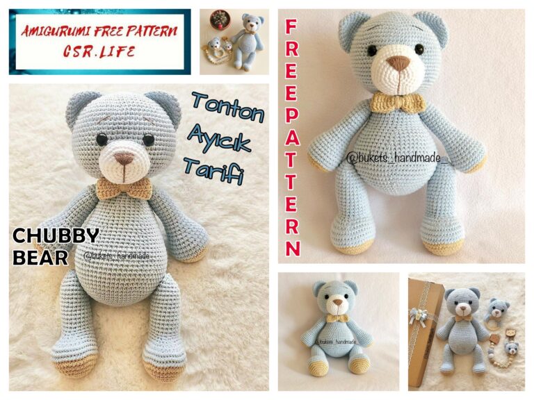 Amigurumi Chubby Bear Free Pattern