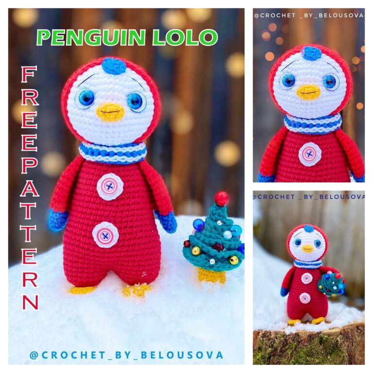 Penguin Lolo Amigurumi Free Pattern