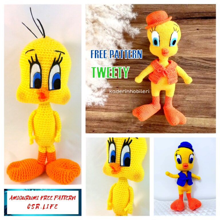 Tweety Amigurumi Free Pattern