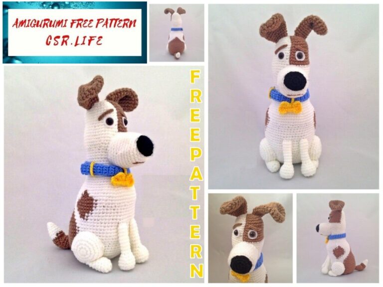 Dog Jack Russell Amigurumi Free Pattern