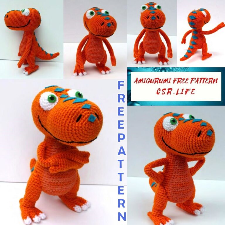 Dinosaur T-Rex Amigurumi Free Pattern – Csr.life