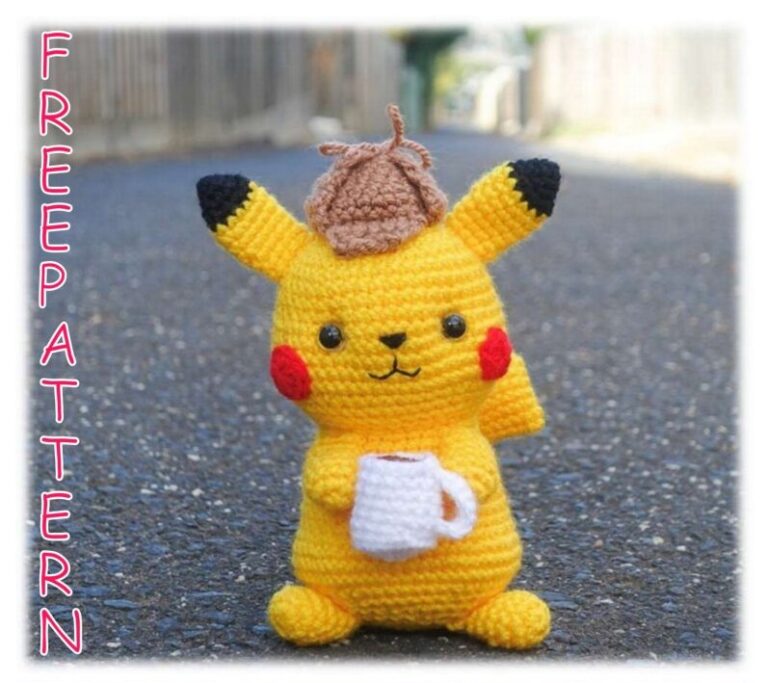 Pikachu Amigurumi Free Crochet Pattern