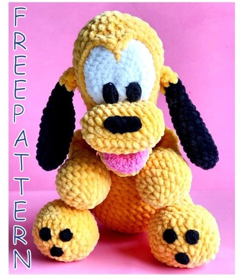 Dog Baby Pluto Amigurumi Free Pattern