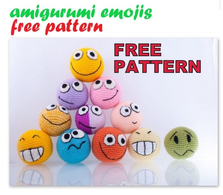 Emojis Amigurumi Free Pattern
