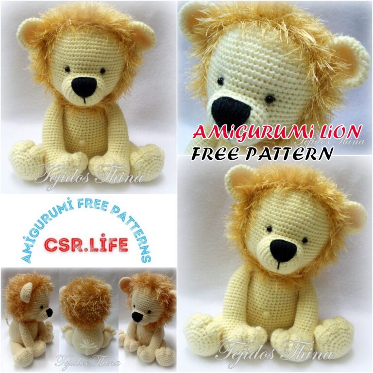 Cute Little Amigurumi Lion Free Pattern