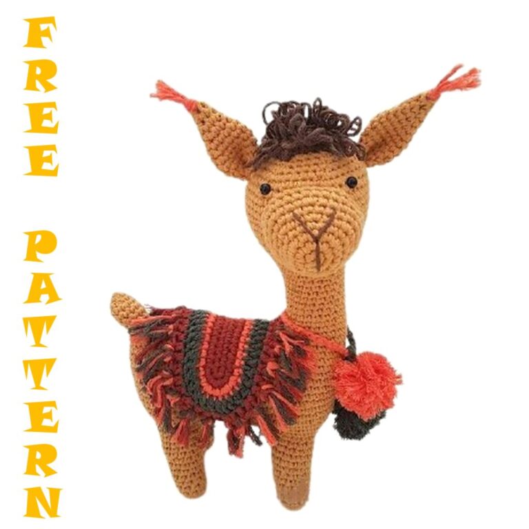 Cute Llama Amigurumi Free Crochet Pattern