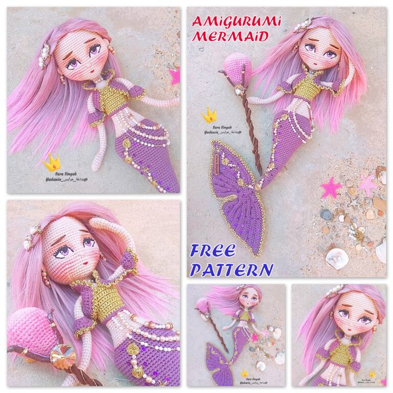Amigurumi Mermaid Free Pattern