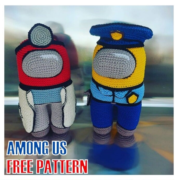 Amigurumi Among Us Free Pattern