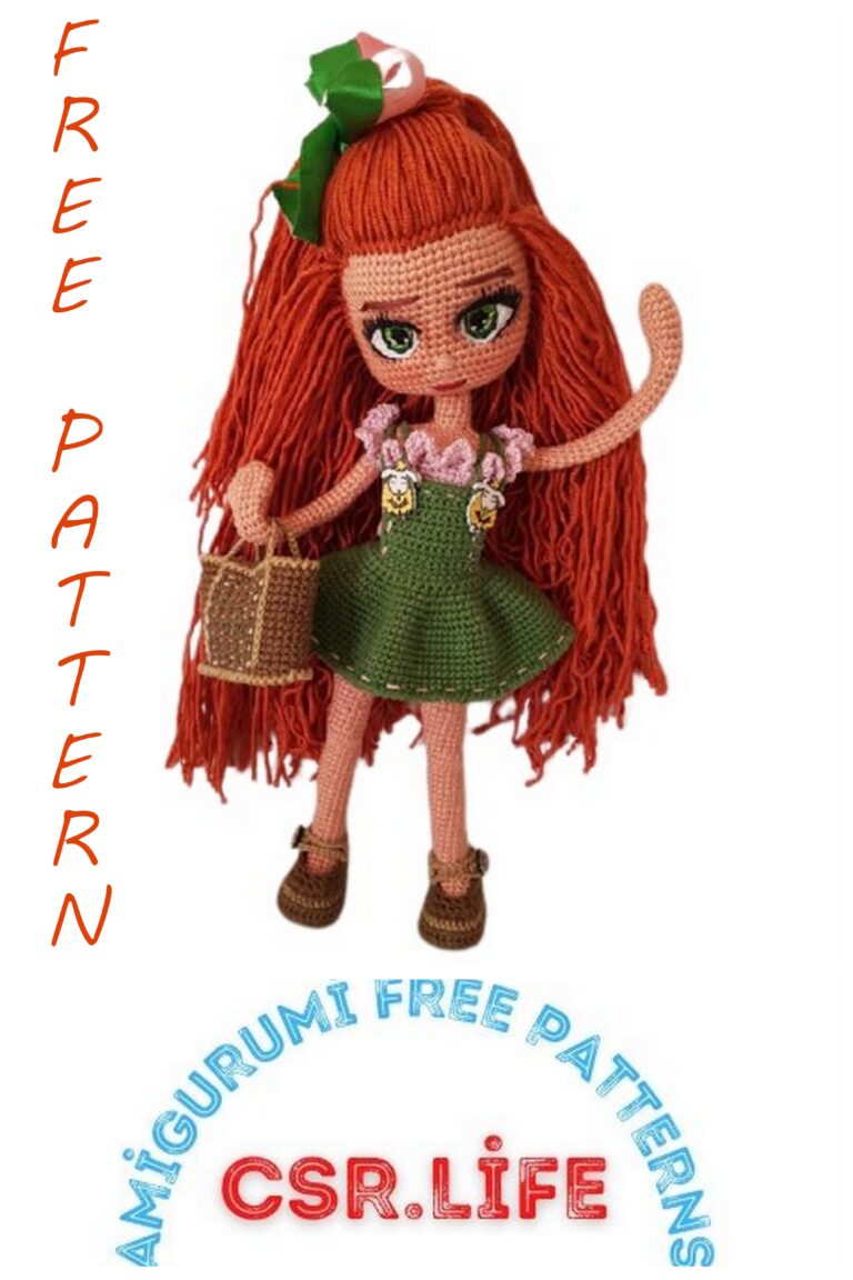 Scarlet Doll Amigurumi Free Crochet Pattern