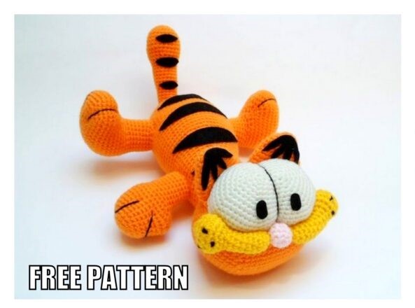 Garfield Amigurumi Free Pattern