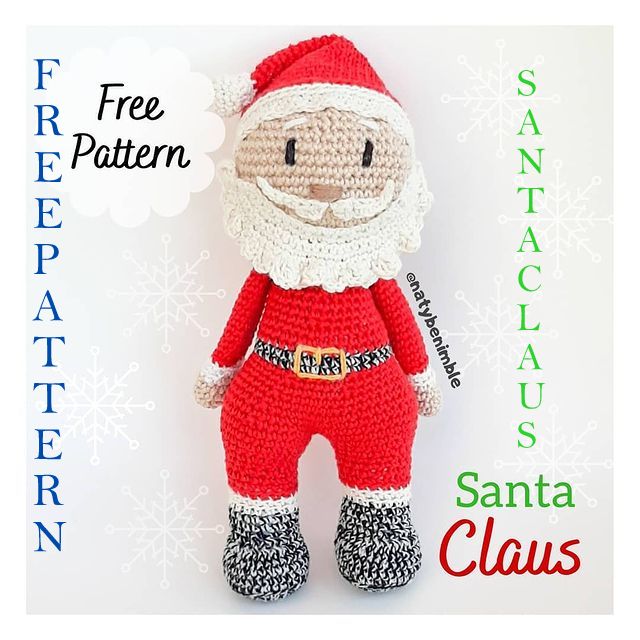 Amigurumi Santa Claus Free Pattern