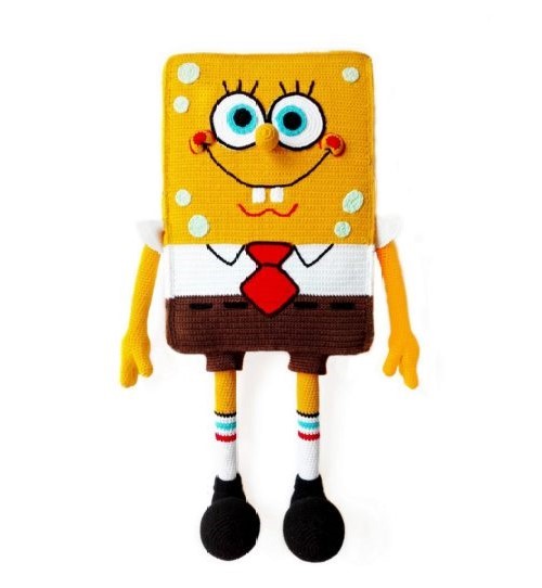 Sponge Bop Amigurumi Free Pattern
