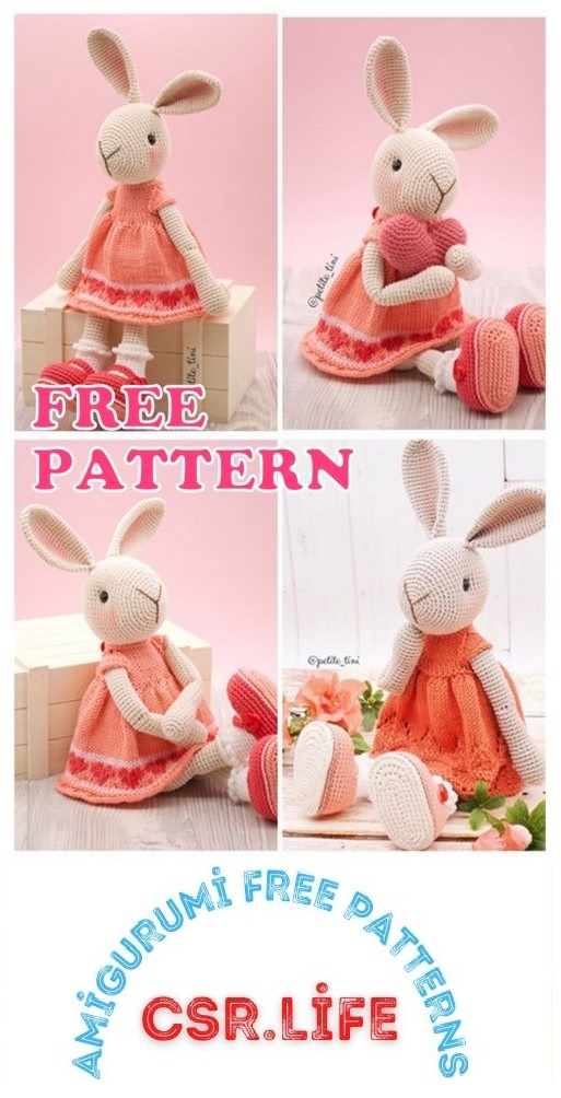 Amigurumi Sweet Bunny Free Crochet Pattern