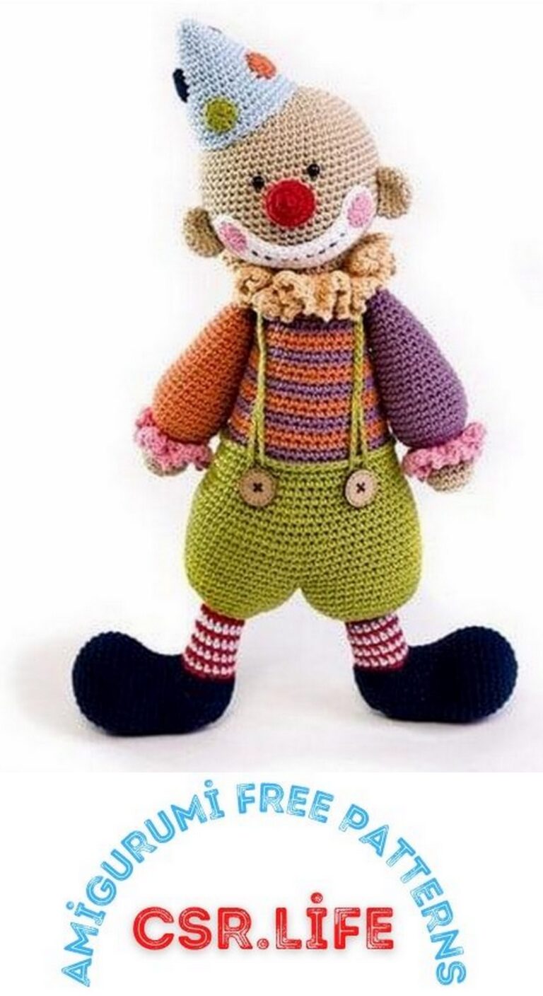 The Charlatan Clown Amigurumi Free Crochet Pattern