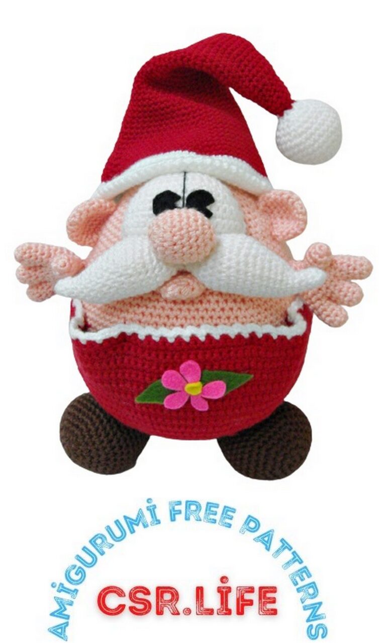 Christmas Gnome Amigurumi Free Crochet Pattern
