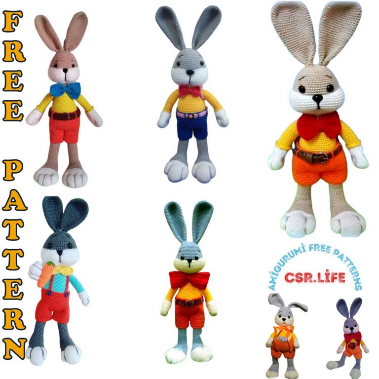Tracker Bunny Amigurumi Free Crochet Pattern