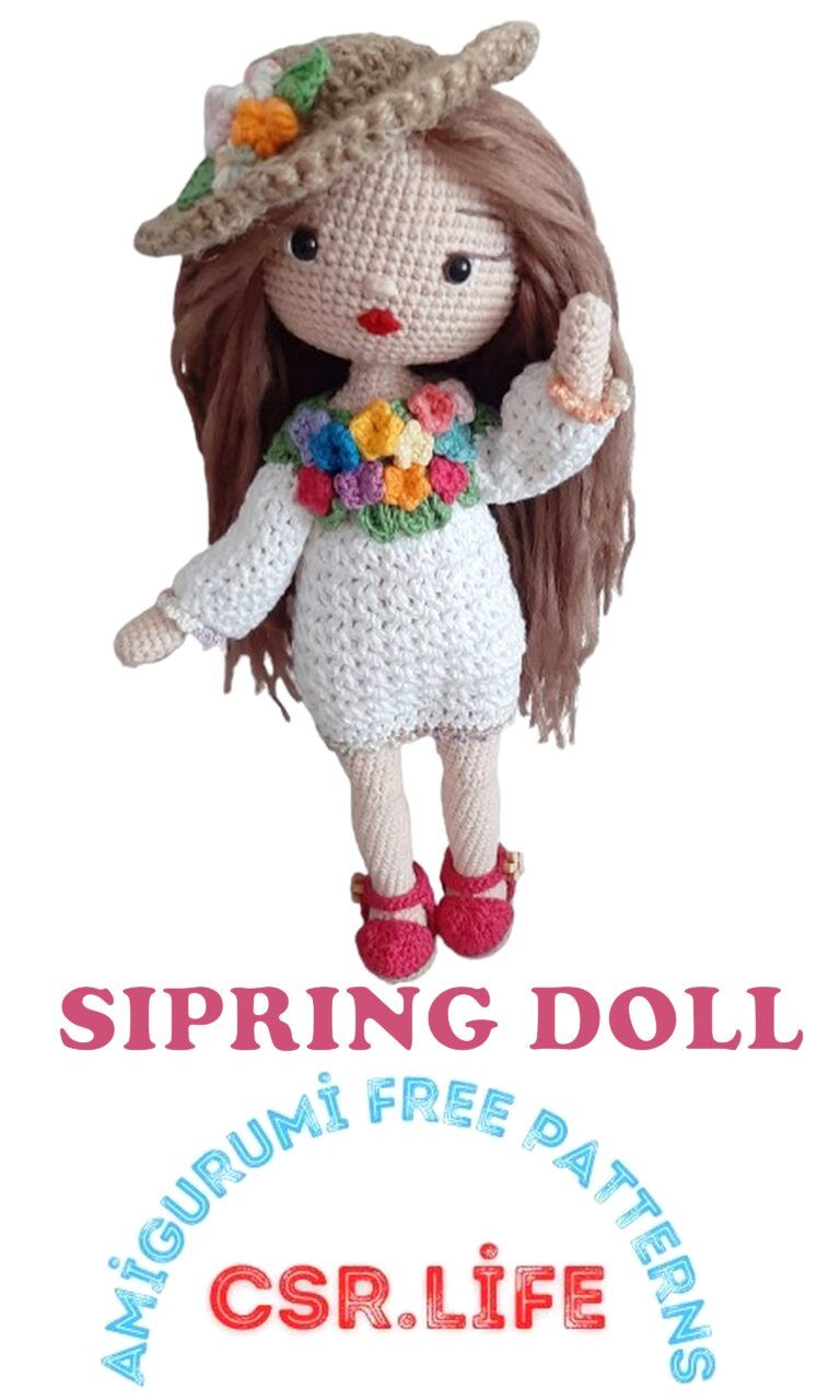 Sipring Doll Amigurumi Free Crochet Pattern