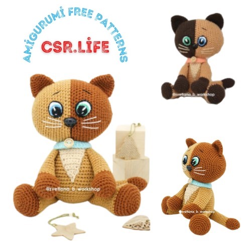 Cute Cat Amigurumi Free Pattern