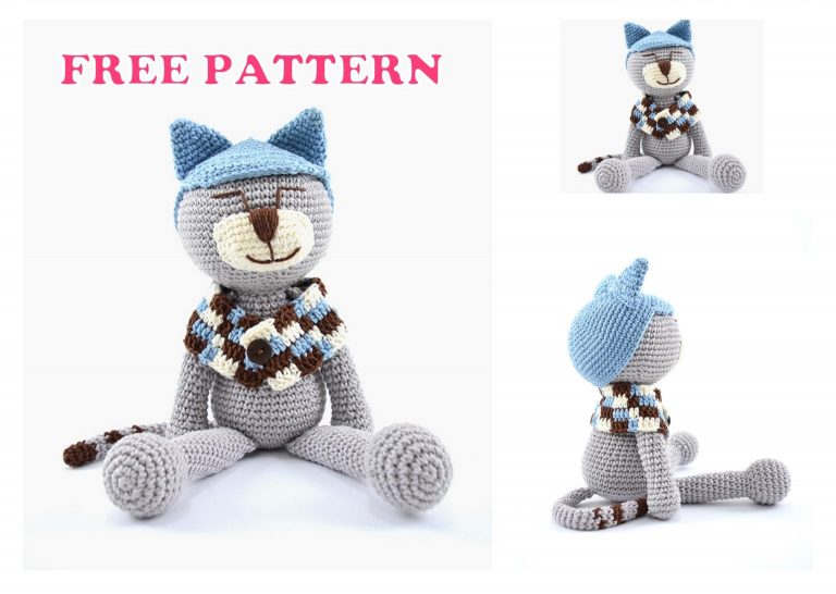 Mr. Cat Amigurumi Free Pattern