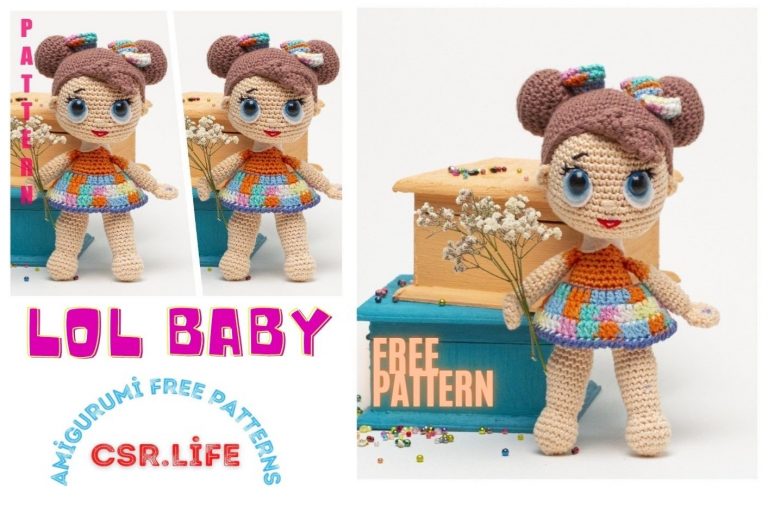 Lol Baby Amigurumi Doll Free Pattern