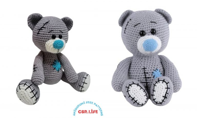 Amigurumi Cute Teddy Bear Free Crochet Pattern