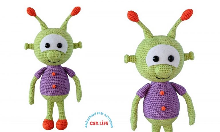 Amigurumi Alien Free Crochet Pattern