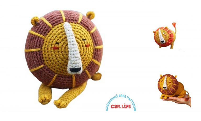 Amigurumi Lion Free Crochet Pattern