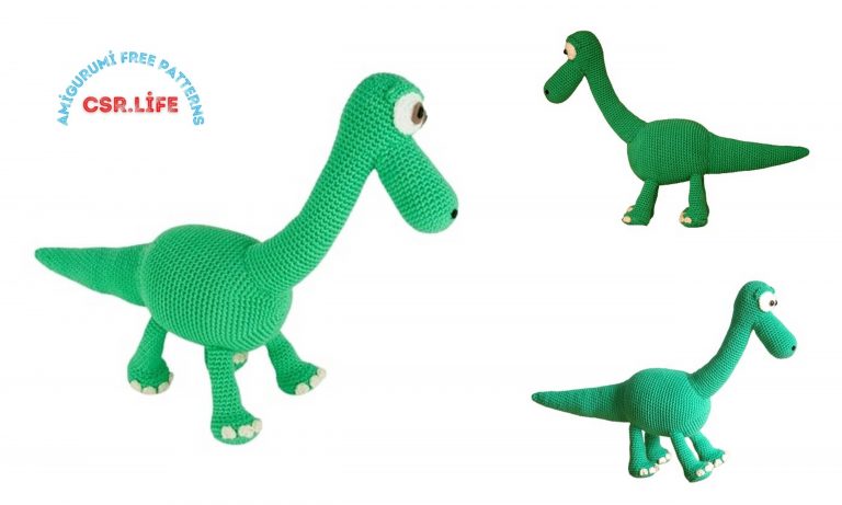 Amigurumi Arlo The Good Dinosaur Free Crochet Pattern