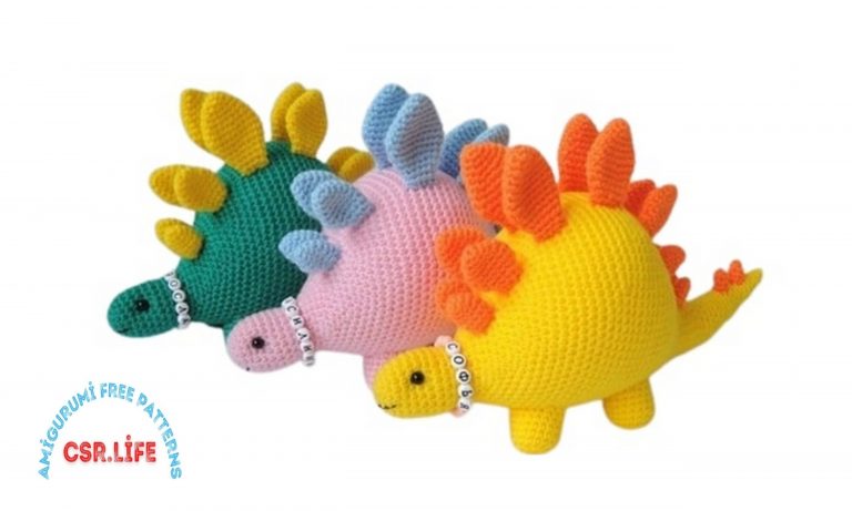 Amigurumi Dinosaur Free Crochet Pattern