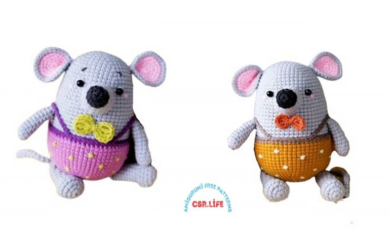 Cute Mouse Amigurumi Free Crochet Pattern