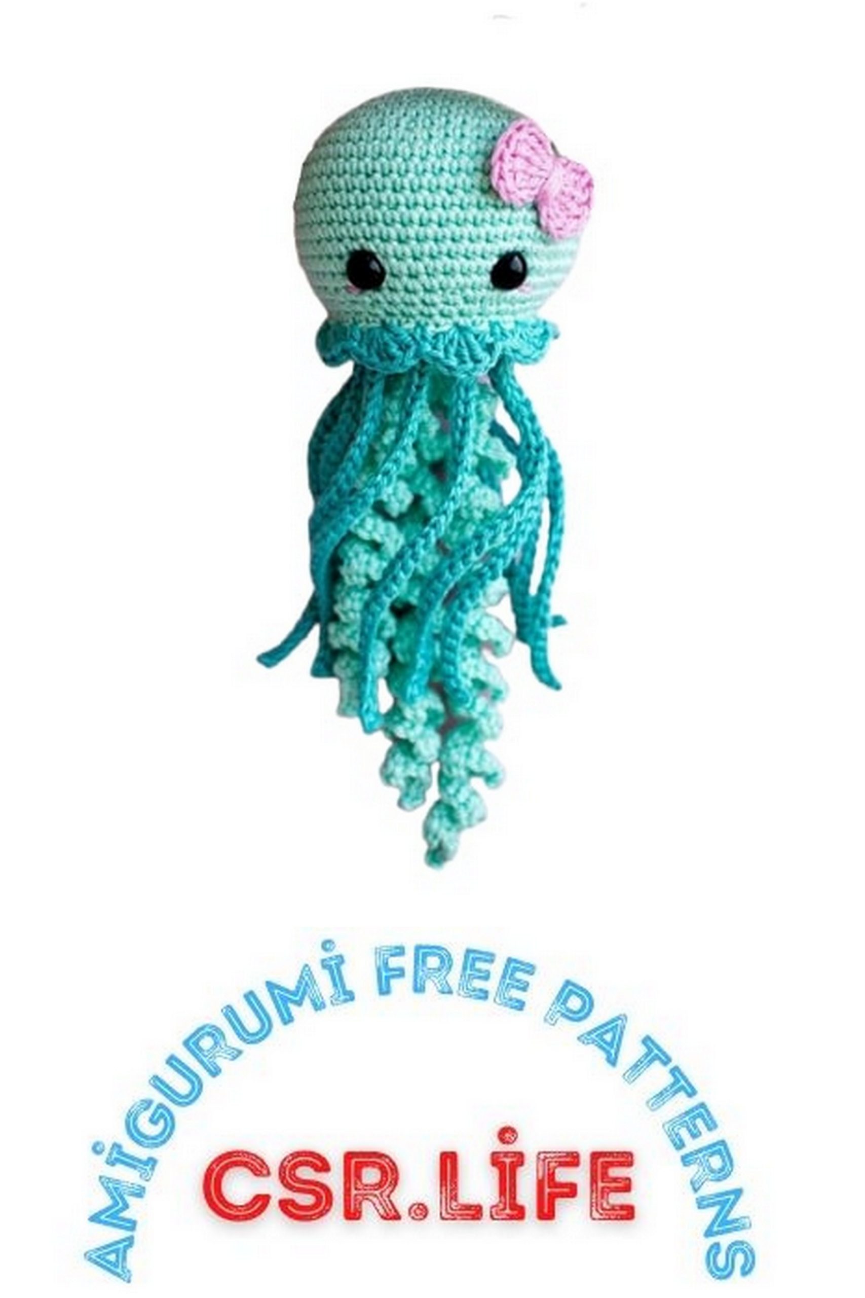 Jenni the Jellyfish: Free Crochet Jellyfish Pattern