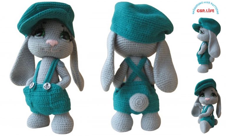 Rowdy Bunny Amigurumi Free Crochet Pattern