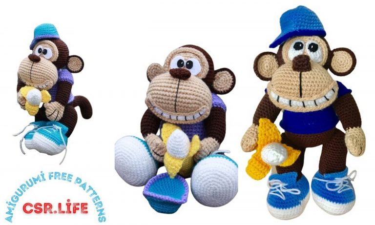 Amigurumi Monkey Free Pattern