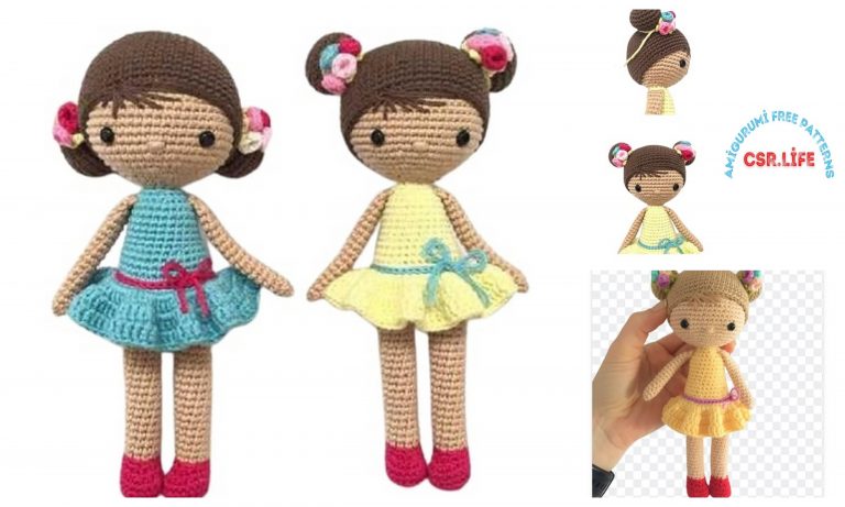 Amigurumi Baby Doll Bun Free Crochet Pattern