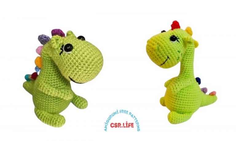 Amigurumi Little Dinosaur Free Pattern