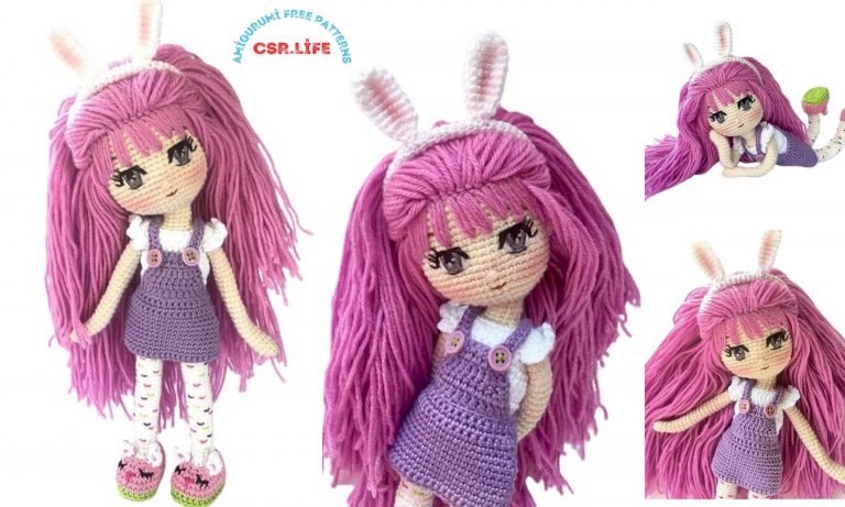 Amigurumi Doll Bunny Girl Free Pattern