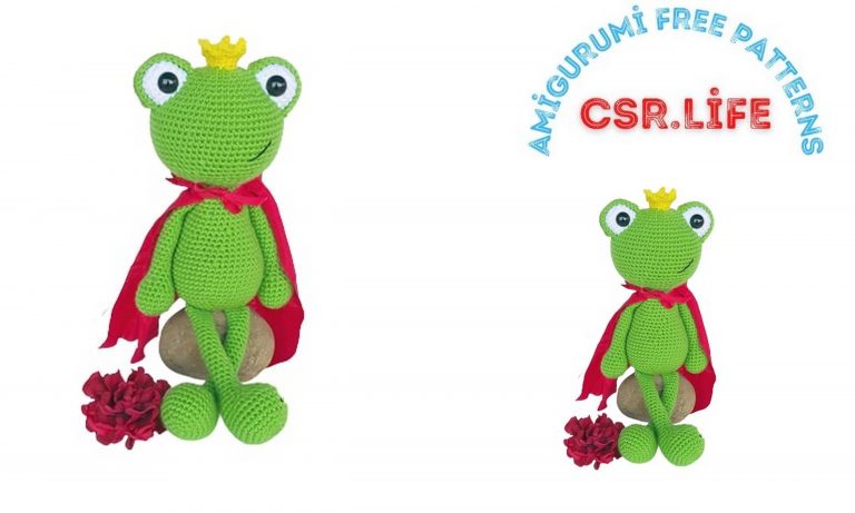 Cute Amigurumi Frog Prince Free Pattern