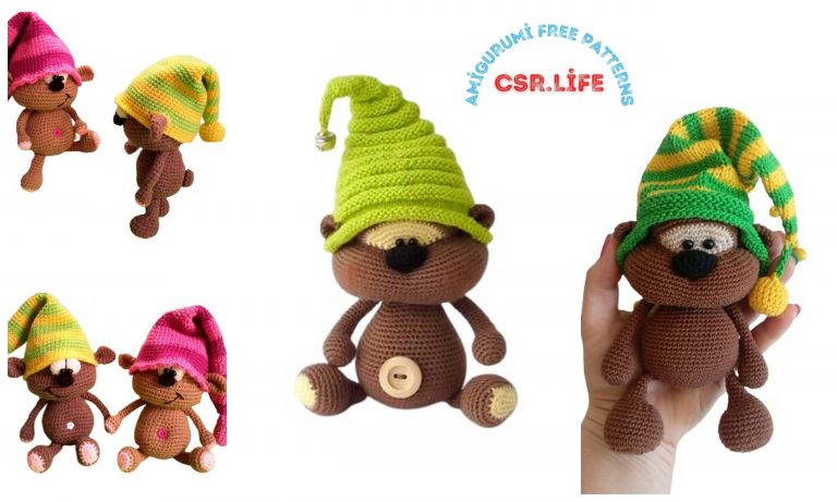 Cookie Bear Amigurumi Free Crochet Pattern