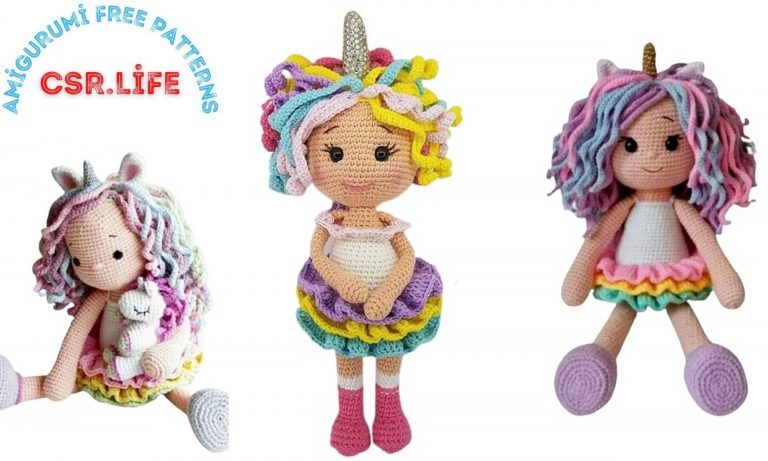 Amigurumi Unicorn Girl Meli Free Crochet Pattern