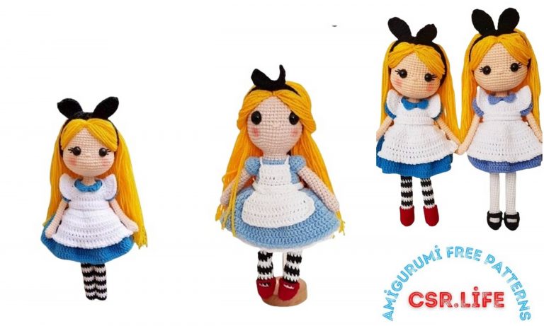 Alice Doll Amigurumi Free Pattern