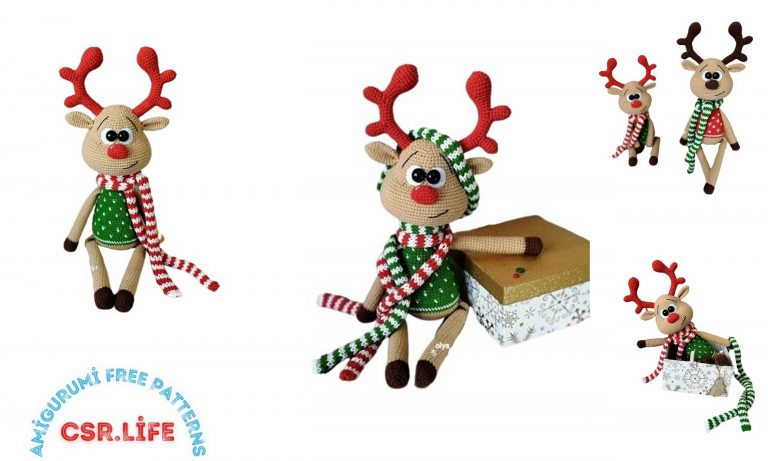 Amigurumi Cristmas Reindeer Free Pattern