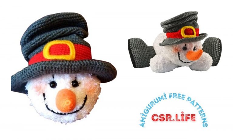Little Snowman Amigurumi Free Crochet Pattern