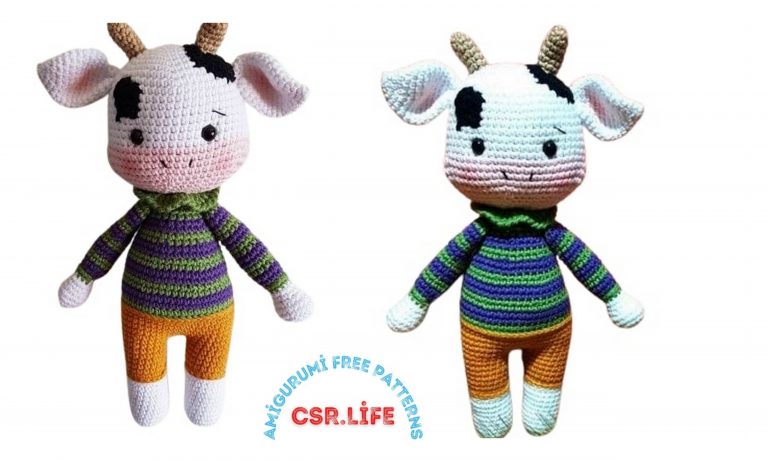 Amigurumi Cute Cow Free Crochet Pattern