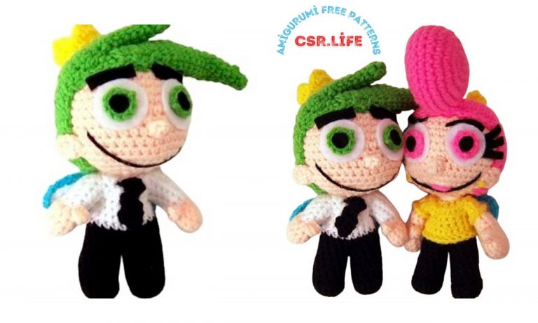 Amigurumi Cosmo and Wanda Free Crochet Pattern