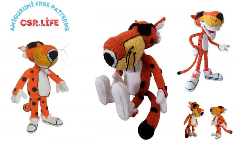 Amigurumi Chester Cheetah Free Pattern